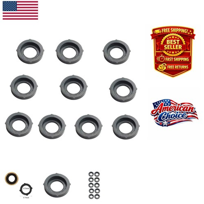 #ad 10 Piece Garden Hose Washers Heavy Duty Rubber for 3 4 Inch Quick Connect $6.99