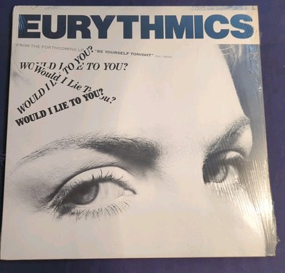 EURYTHMICS: WOULD I LIE TO YOU? 12 INCH SINGLE IN ORIGINAL SHRINK  (N69)
