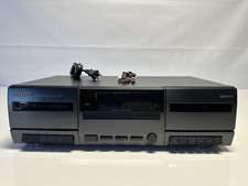 KENWOOD CT-201 DUAL CASSETTE DECK, VINTAGE, TESTED/WORKING, ANALOG