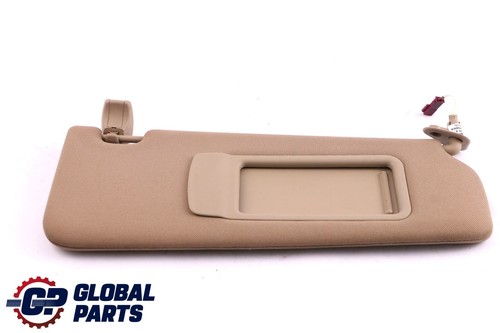 BMW 5 Series 2 E60 E61 Right O/S Illuminated Sun Visor Mirror Beige 7069754 - Picture 1 of 12