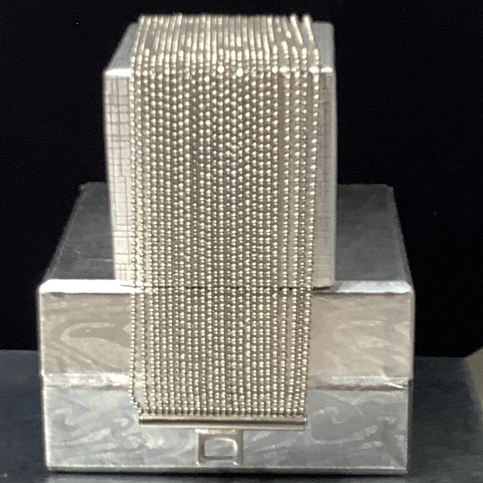 Simulated Liquid Silver Multi Strand Ball Bead Ch… - image 9