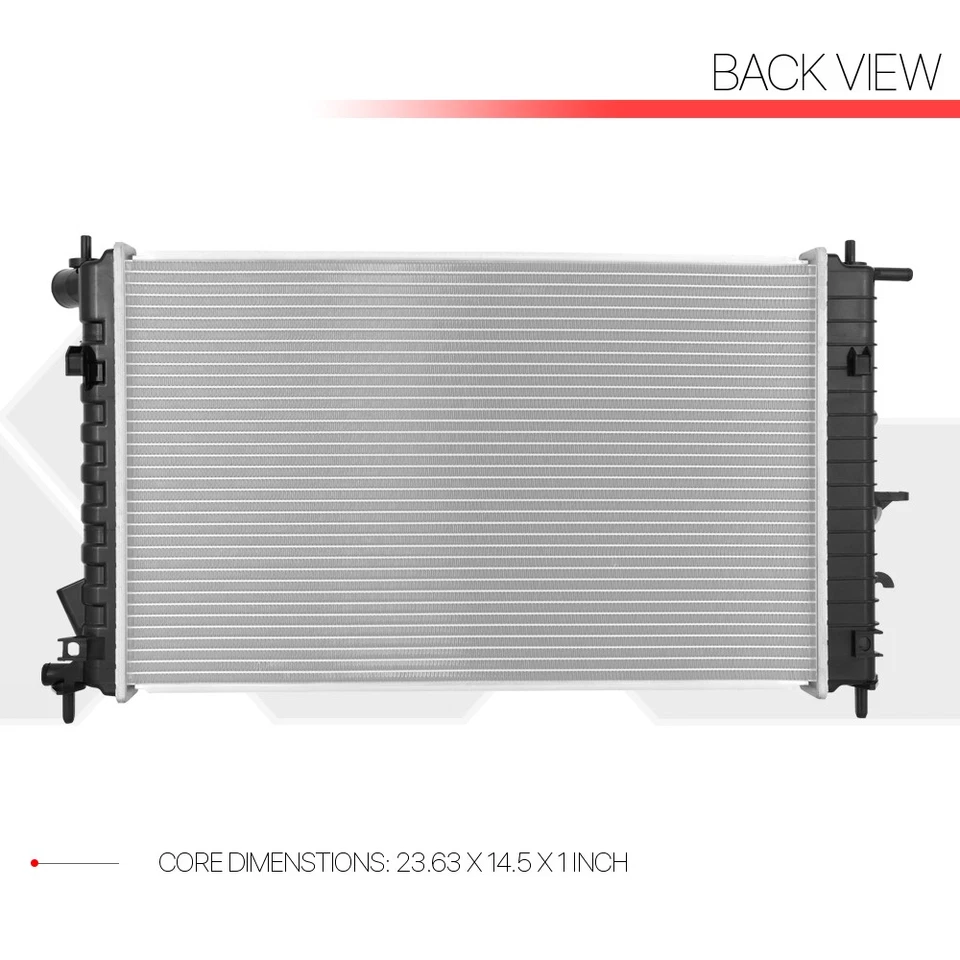Radiador de refrigeración de motor de núcleo de aluminio estilo OE para 00-04 Saturn L100/LW200 2605 Foto 3 de 4