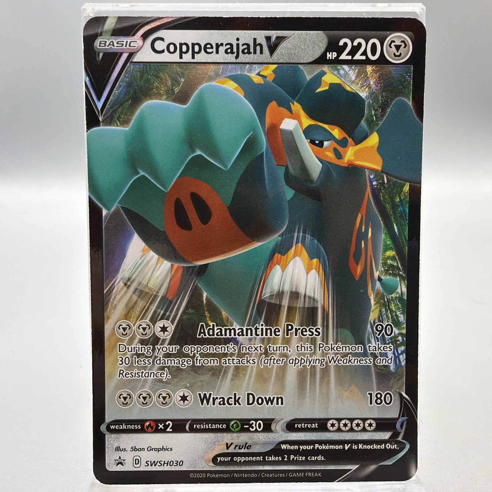 Pokémon TCG Copperajah v Black Star Promo Card SWSH030 NM