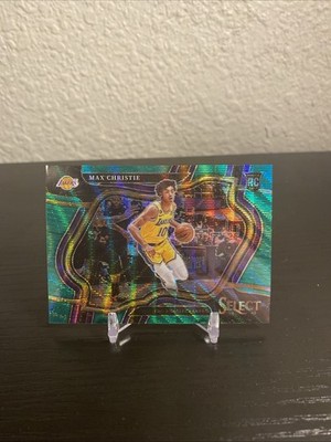 2022-23 Select Max Christie RC Green Wave Prizm Courtside #21/50 Lakers