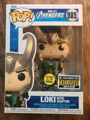 Marvel Loki with Scepter GITD (Special Edition) Funko POP! #985