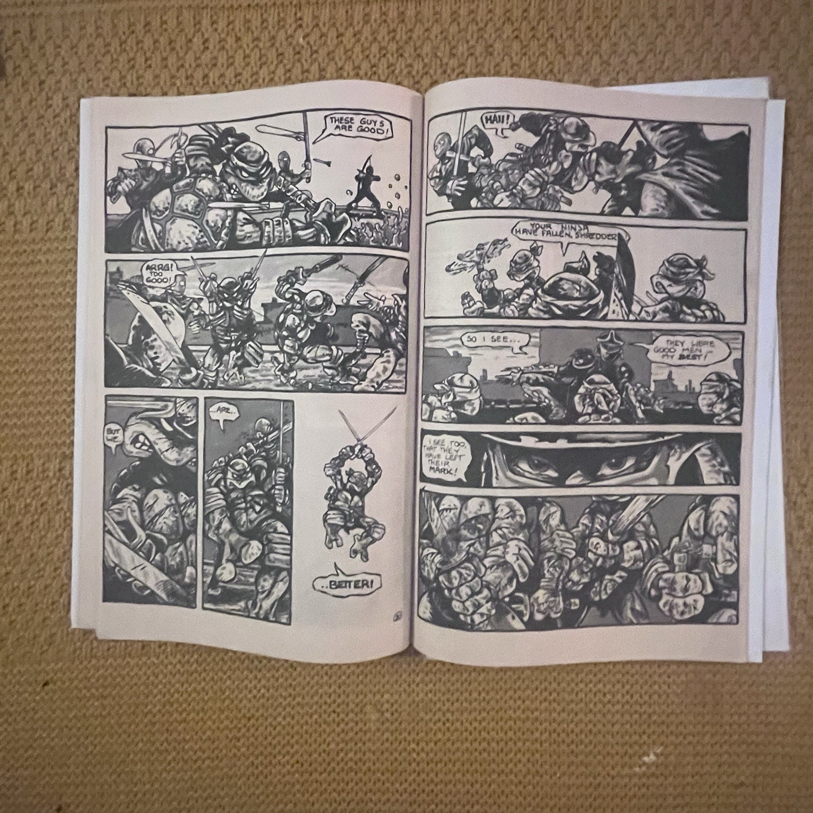 Teenage Mutant Ninja Turtles #1 - 4th Print Eastman & Laird Mirage Studios 1985