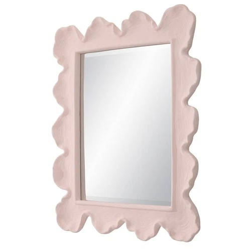 Uttermost 09955 Sea 27-1/8"W x 34-1/4"H Rectangular Beveled - Pink - Picture 2 of 6
