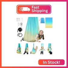 Sensory Swing, Indoor  Outdoor Sensory Swing for Kids  Adults, Double Layer Th