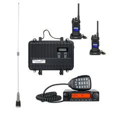 Retevis GMRS Communicate Kit, RT97 Base Repeater,GMRS Mobile Radio,HA1G Radio