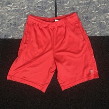 Vintage FILA Sport Shorts Boys 10/12 medium M Red sports athlete running