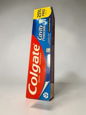 Colgate Cavity Protection Fluoride Toothpaste Mint Flavor 25% Free pack 3 