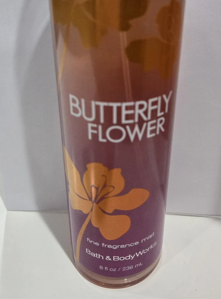 BATH & BODY WORKS * SPRAY CORPORAL BRUMA FRAGANCIA FINA * FLOR MARIPOSA * 8 OZ NUEVO Foto 3 de 4