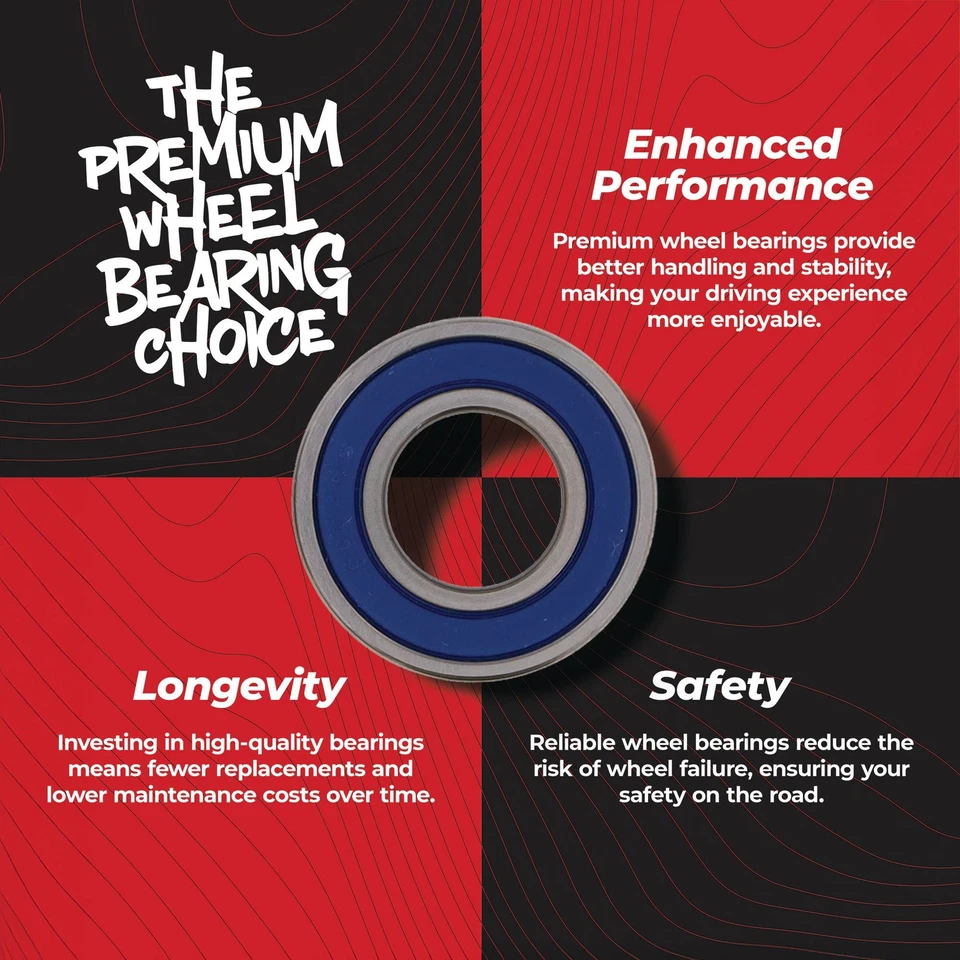 Kit de cojinete de rueda delantero All Balls para Beta EVO 80 2011 REV 2T 125 2004; 25-1070 Foto 4 de 4