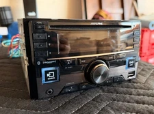 ALPINE CDE-W265BT CD Player Bluetooth Audio MP3 Double Din Stereo Radio