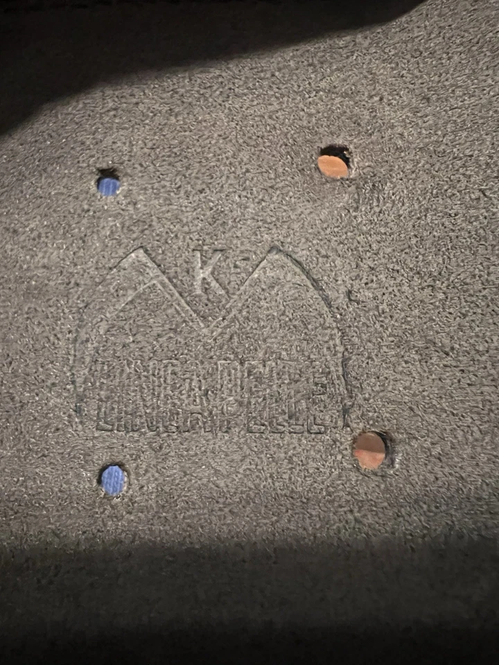 Vintage WIDE- LINEA PELLE Solid Brass Buckle Studded Belt W/Zebra Hair- Size Med - Image 2 of 4