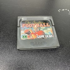 Joe Montana Football Game Gear Sega Tested
