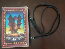 THE DRAGON Crossbody Purse KEEPER OF THE TREASURE Mythical Book Shaped