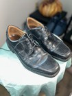 ECCO Men’s Black Leather Lace-Up Square Toe Derby Dress Shoes US 11.5 — photo 2