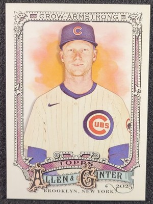 2025 Topps Allen & Ginter World's Champions #5 PETE CROW-ARMSTRONG CHICAGO CUBS
