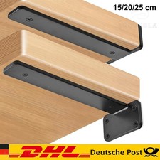 6Stk 15/20/25cm Regalwinkel L-Regalhalter Wandregalhalterung Konsole Regalträger