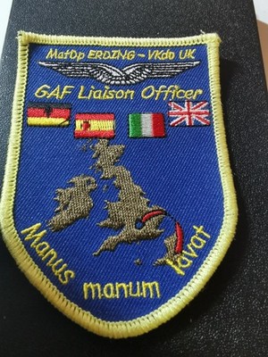 Aufnäher Patch Bundeswehr - Material Depot Erding - VKdo UK