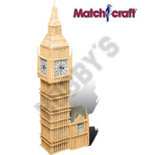 Hobbys Match-Craft 11531 Big Ben with Safety Cutter Matchstick Kit