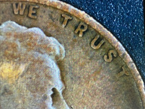 Moneta rara ~ 115 anni ~ penny di grano 1910 ~ errore ~ lettere mancanti - Foto 7 di 16