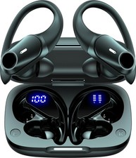 Active Noise Cancelling Earbuds Wireless Bluetooth Headphones 80H Playtime LED P