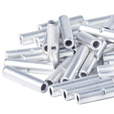 Non-Insulated Butt Connectors 22-16 AWG, 100 pcs Electrical Crimp Terminals
