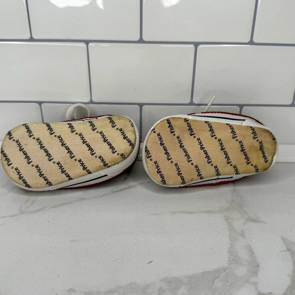 fisher price shoes boys Size 1 footwear vintage 2001 used - Image 4 of 4