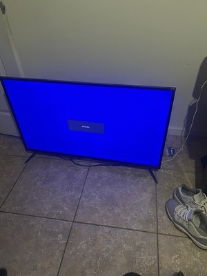 LED Flat Screen TV with Remote, Black