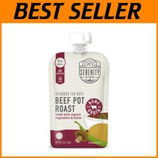 Grass-Fed Beef Pot Roast Baby Food Pouches - Pack of 12
