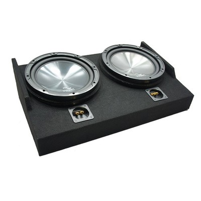 Harmony HA-R104 10'' Car Subwoofer Fits 15-25 Ford F150 Super Cab Dual Sub Box