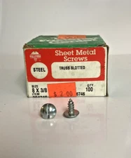 Hillman Sheet Metal Screw Truss Slotted - #964746 - size 8 X 3/8 - Qty. 297