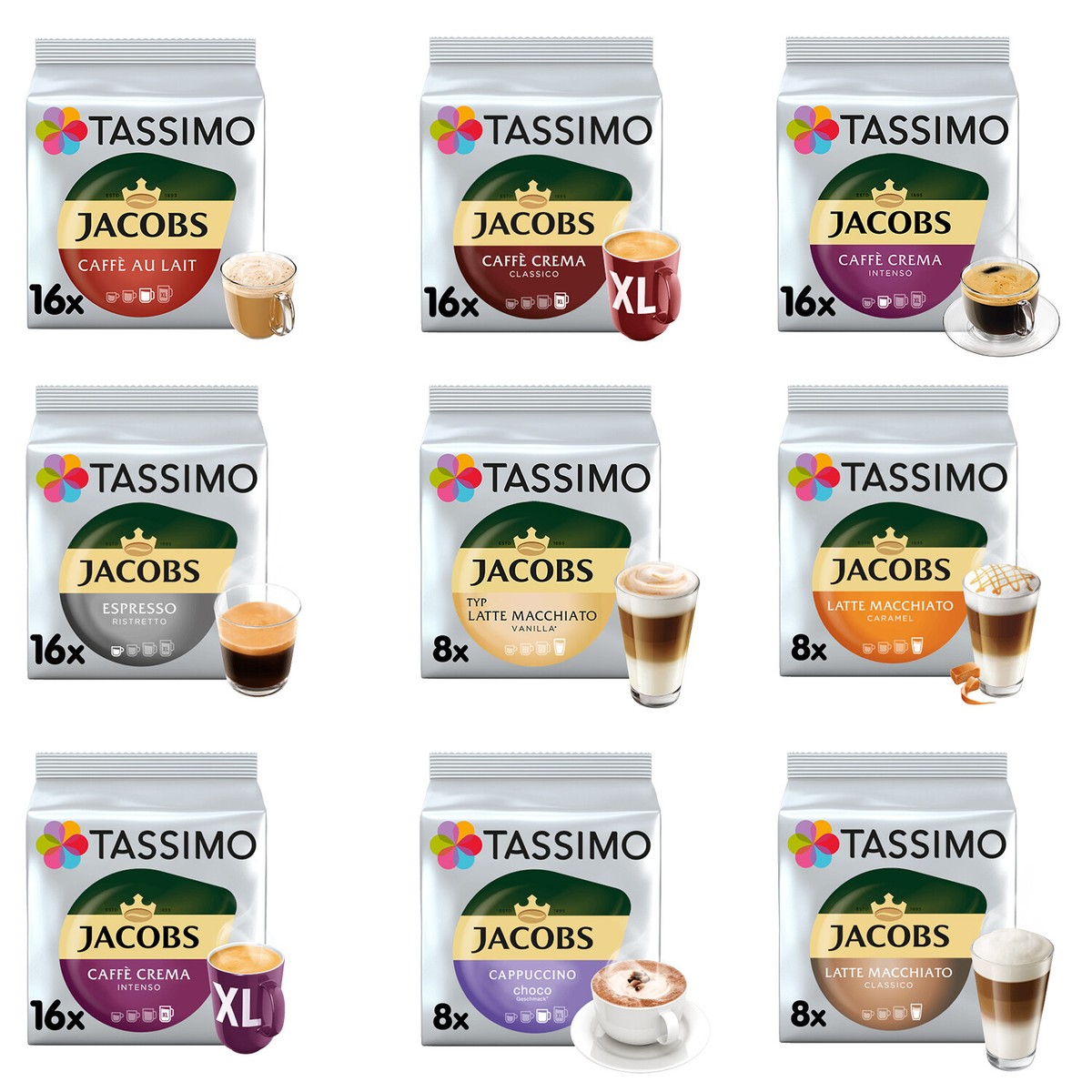 TASSIMO Jacobs Espresso Pods 16 T DISCs For Jacobs Espresso, 40% OFF