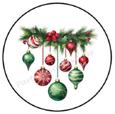 ORNAMENTS CHRISTMAS GARLAND ENVELOPE SEALS LABELS STICKERS PARTY FAVORS