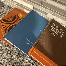 Business Research Methods Industrial Psychology Research Act Irwin HC Book Lot