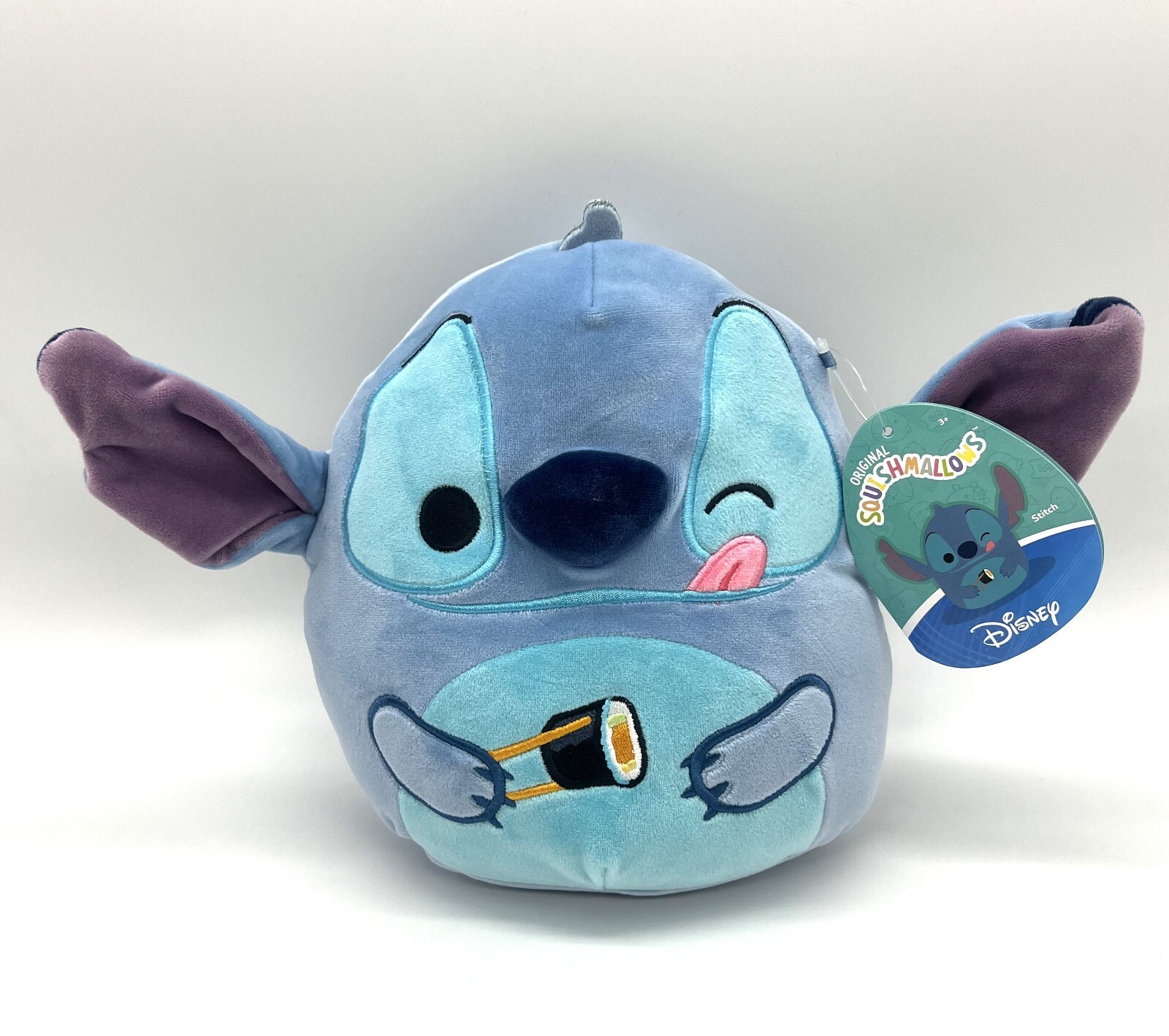 Мягкая игрушка Squishmallow Kellytoy Plush Disney 8 Stitch с суши Новинка осени 2024 NWT