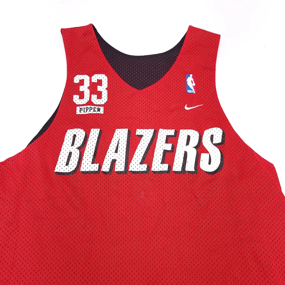 Camiseta deportiva de práctica del equipo Nike Scottie Pippen Blazers talla L reversible vintage LEER Foto 2 de 4