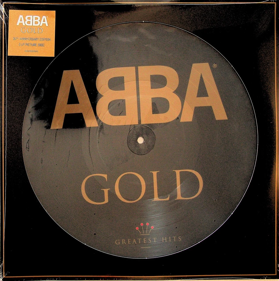 ABBA - Gold, The Greatest Hits PICTURE DISC Vinyl 2-LP (NEW 2022) 30th Best of  - Image 2 of 3