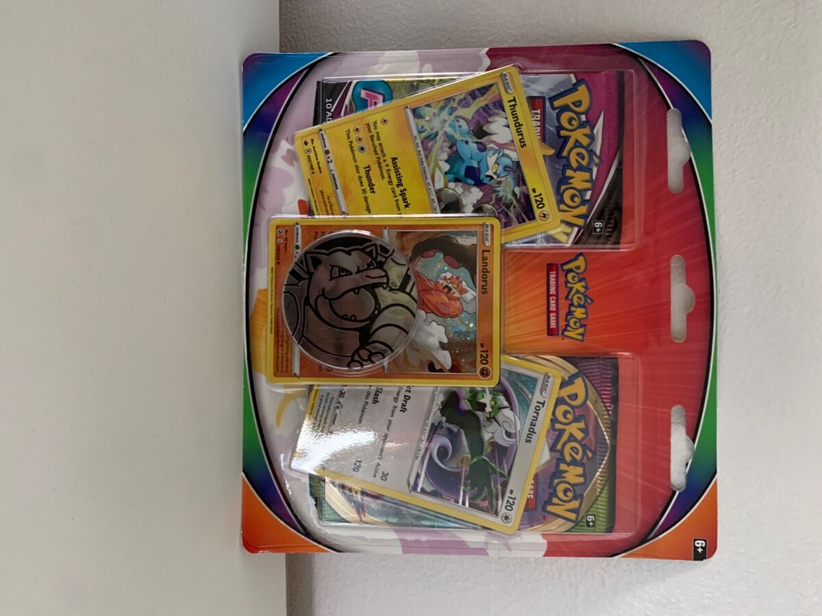 Pokémon TCG: Tornadus, Thundurus & Landorus Cards with 2 Booster