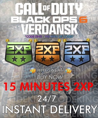 Call of Duty: Black Ops 6 Verdansk - 15 Min Double XP DLC PC/PS4/PS5/XBOX One/