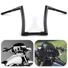 Gloss Black 14" Rise APE Hanger Handlebar 1-1/2" DNA Monster Fat Bars For Harley