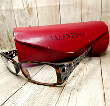 Valentino Tortoise Brown Eyeglasses FRAMES w/Case - V5613/U 53-15-130 Italy