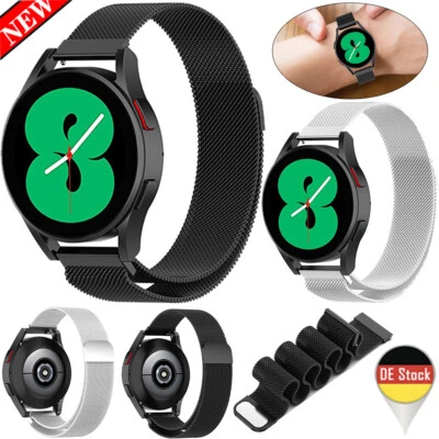 SHYOSUCCE Edelstahl Milanese Armband Für Samsung Galaxy Watch 5 Pro 45mm/4 Classic 42-46mm