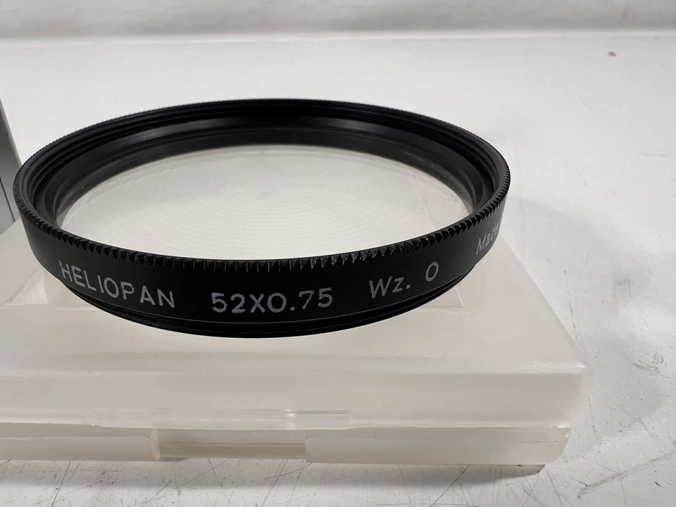 Schneider Kreuznach Proline B&W Camera Filter D-55513 52mm 52x.75 German Made - Image 3 of 3