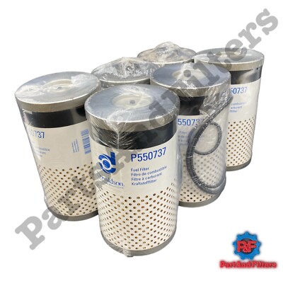 Donaldson P550737 Fuel Filter,  Water Separator Cart (Pack Of 6)