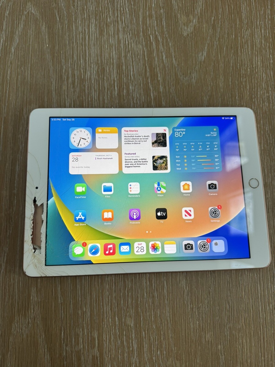 Apple iPad 6th Gen. 32GB, Wi-Fi Only, 9.7in - Works ⭐️IMPORTANT