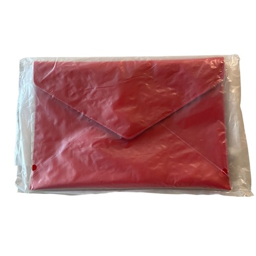 Elizabeth Arden Red Envelope Clutch Bag Cosmetics Bag Magnetic Close 10"x7" NEW - Picture 5 of 5