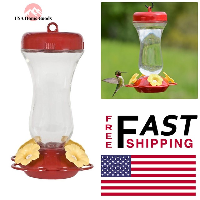 Woodstream 16 Oz Glass Hummingbird Feeder For Sale Online Ebay